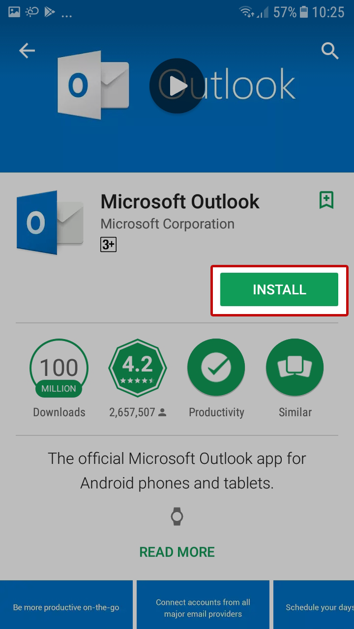 How to Setup on Android Smart Phones using Microsoft Outlook App for  Android – LankaHost Knowledge Base